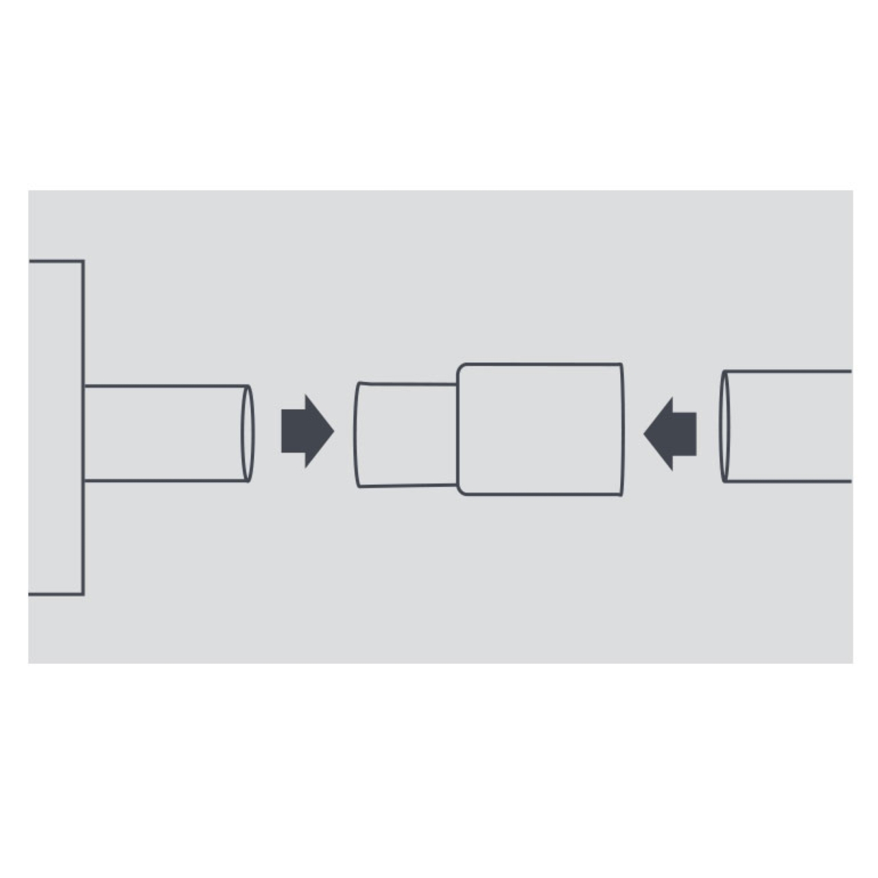  Adaptateur caoutchouc -Vert 3/4'-1'' x3  - 400x400px